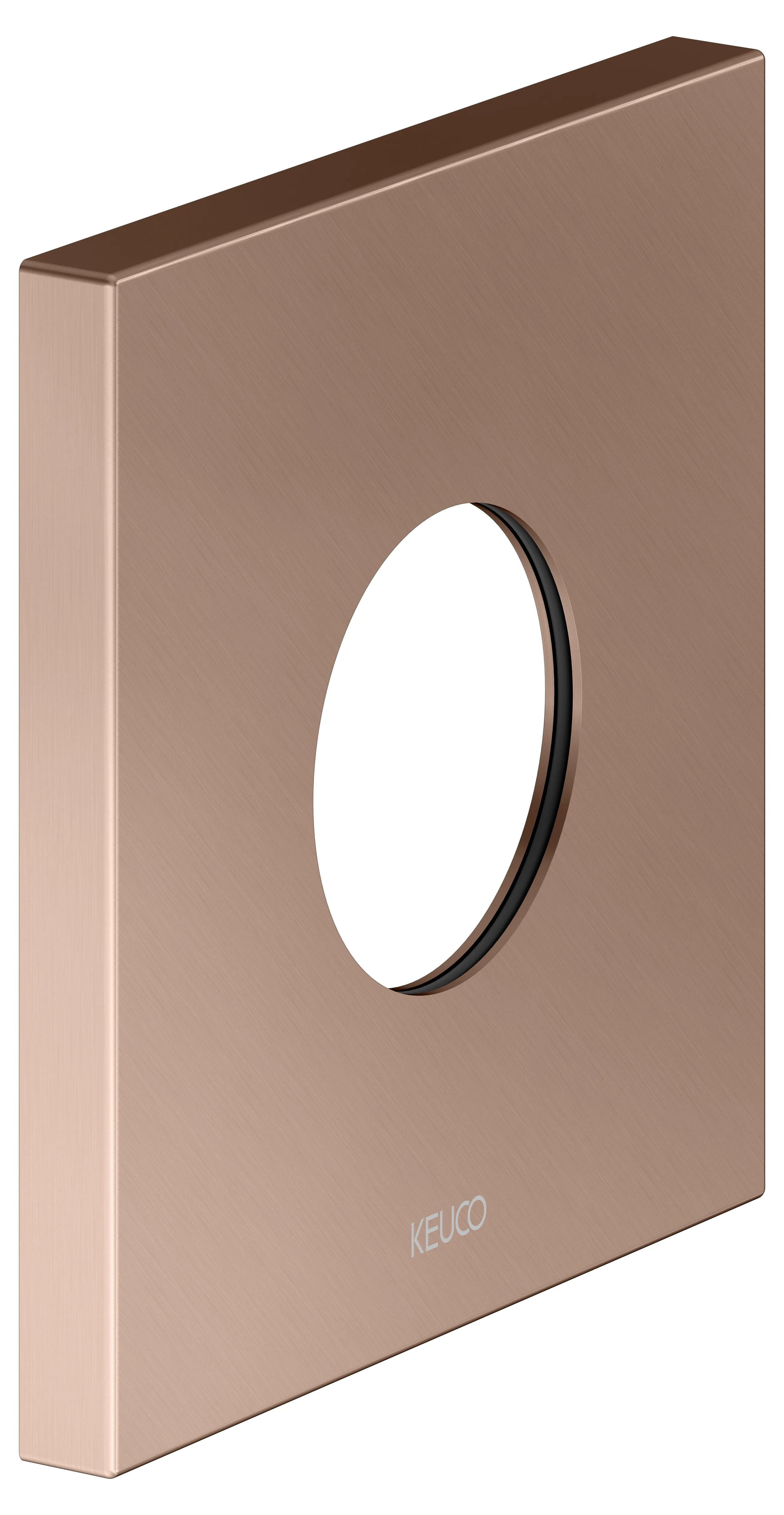 IXMO Wandrosette 105 x 105 mm Rotgold gebürstet