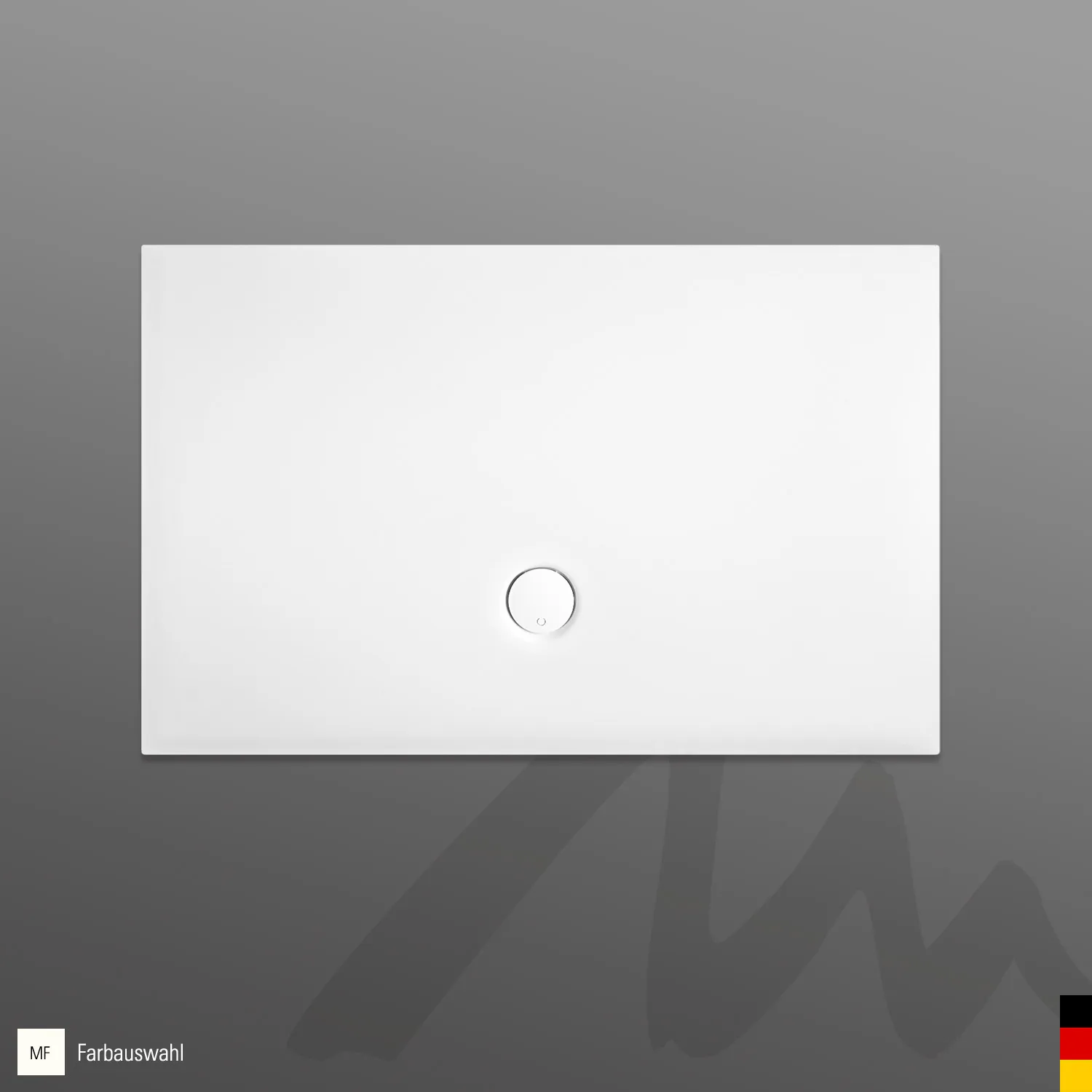 Mauersberger Duschwanne „isca“ 1400 × 900 mm in Reinweiß (matt)