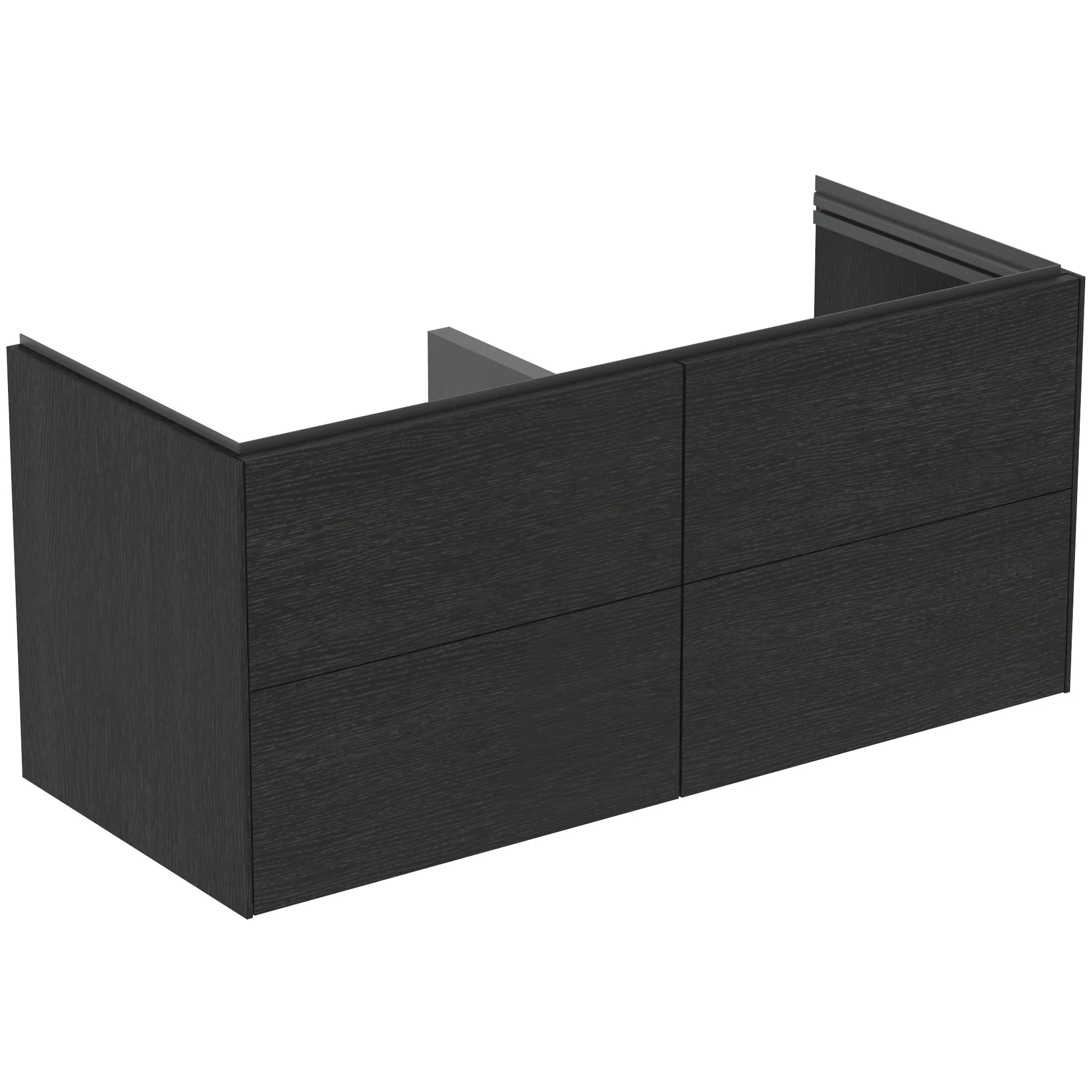 Ideal Standard Möbeldoppelwaschtischunterschrank Conca 1200x505x550mm Eiche geflammt Ideal Standard Möbeldoppelwaschtischunterschrank Conca 1200x505x550mm Eiche geflammt