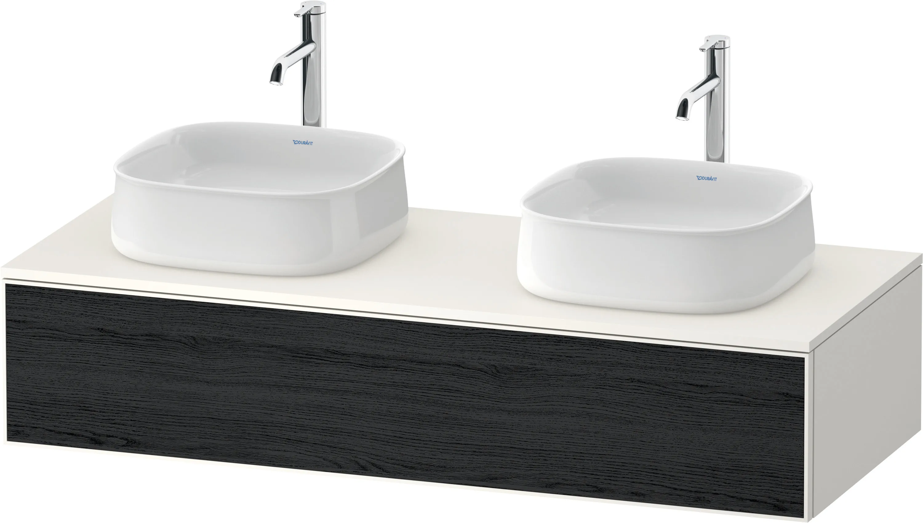 Duravit Waschtischunterschrank wandhängend „Zencha“ 130 × 28,1 × 55 cm