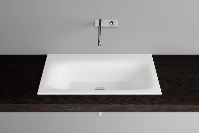 Einbauwaschtisch „BetteLux“, ohne Überlauf, ohne Hahnlochbohrung 60 × 49,5 cm in Pergamon Einbauwaschtisch „BetteLux“, ohne Überlauf, ohne Hahnlochbohrung 60 × 49,5 cm in Pergamon