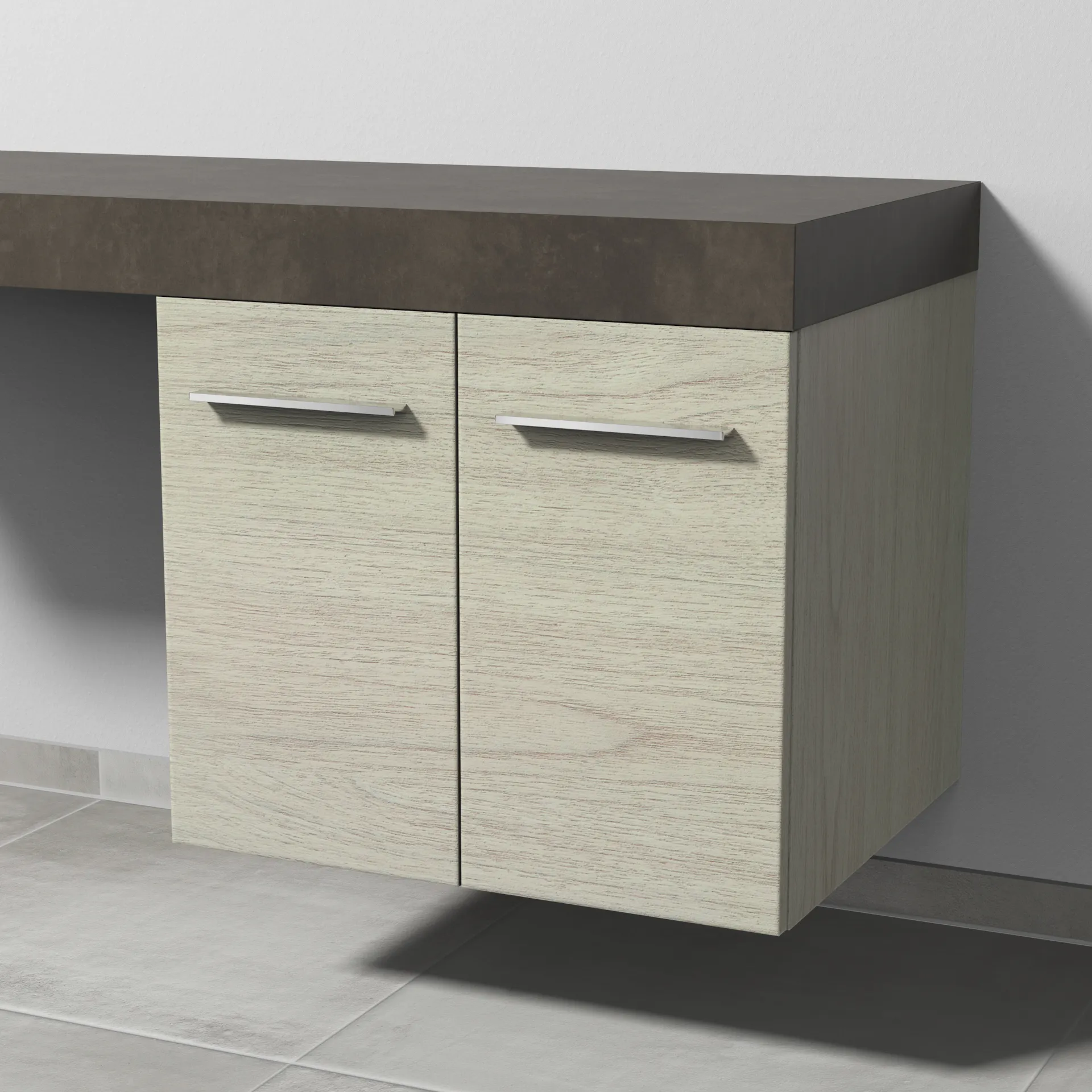 Sanipa Anbauschrank „2morrow“ 600 × 510 × 520 mm in White Oak