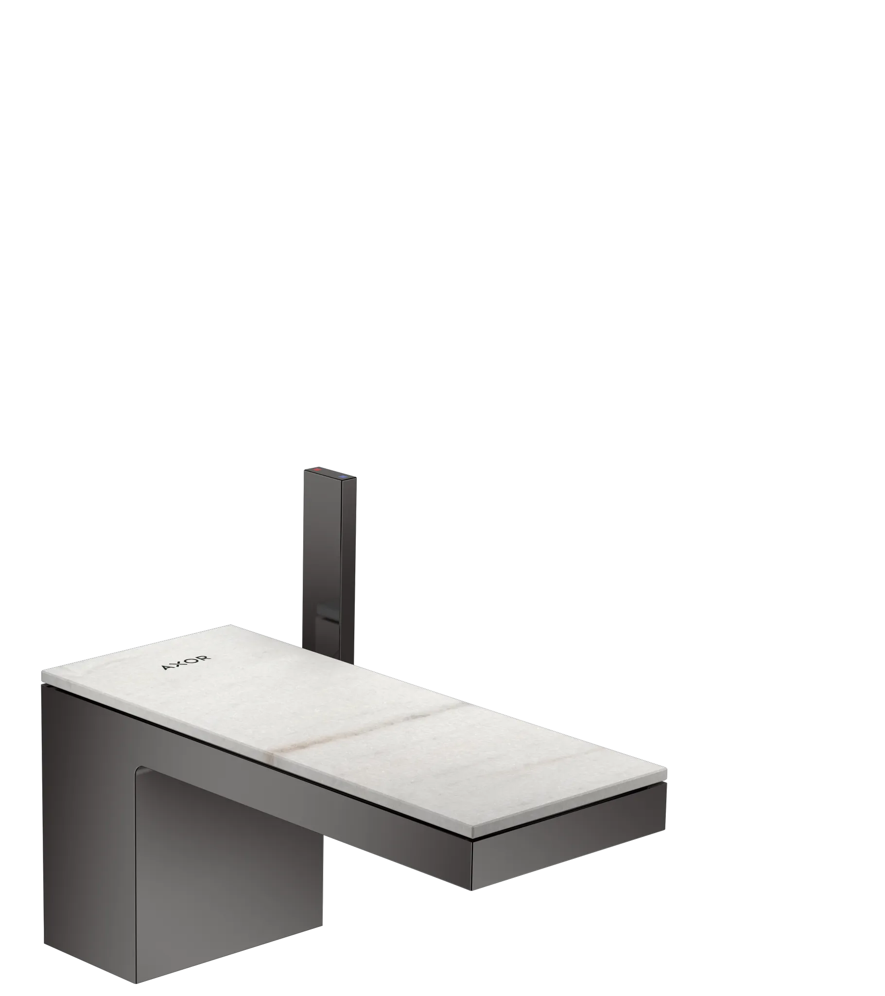 Hansgrohe AXOR MyEdition Mischer mit Platte 200 Marmor Lasa Covelano Vena Oro Hansgrohe AXOR MyEdition Mischer mit Platte 200 Marmor Lasa Covelano Vena Oro