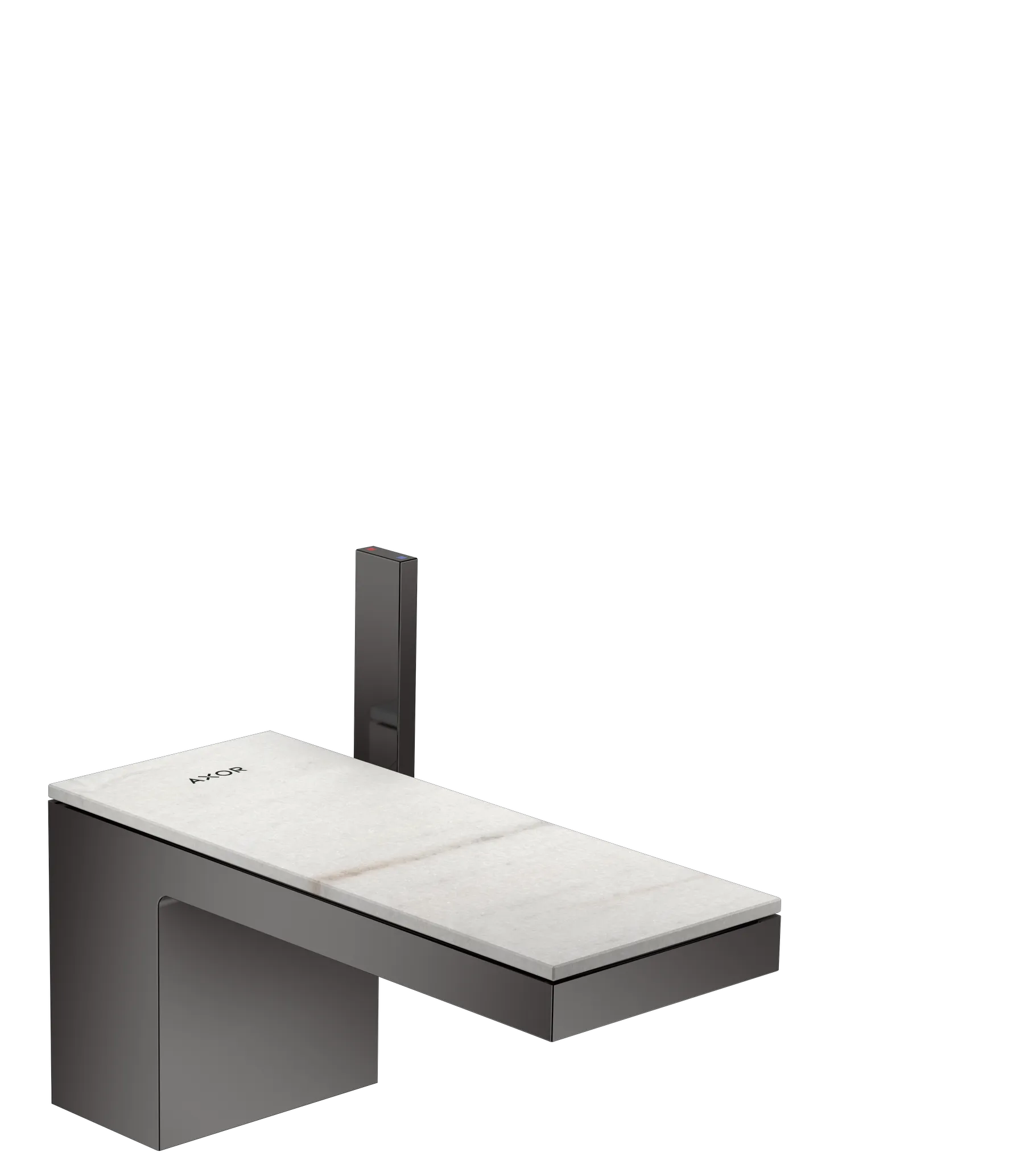 Hansgrohe AXOR MyEdition Mischer mit Platte 200 Marmor Lasa Covelano Vena Oro Hansgrohe AXOR MyEdition Mischer mit Platte 200 Marmor Lasa Covelano Vena Oro