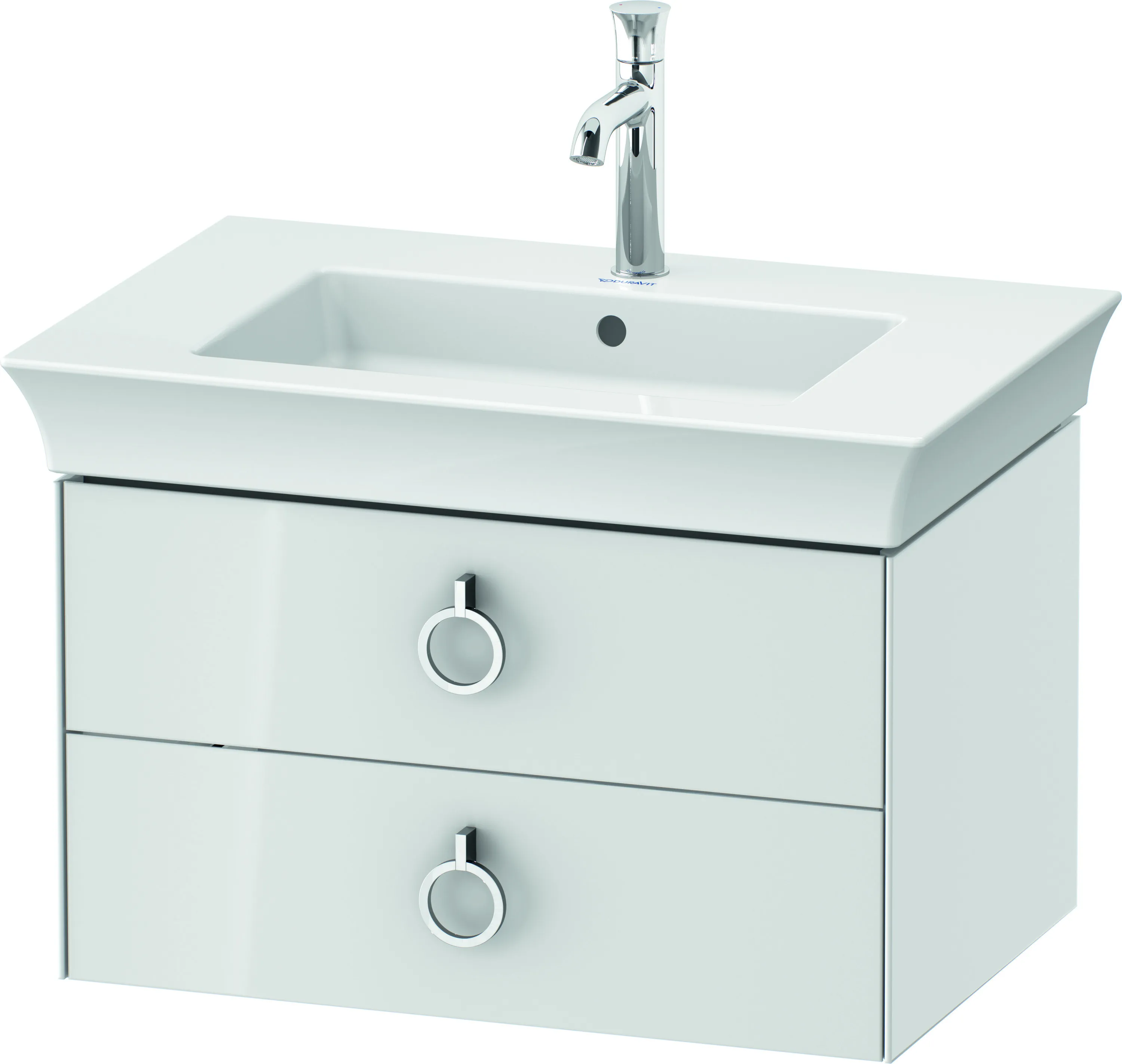 Duravit Waschtischunterschrank wandhängend „White Tulip“ 68,4 × 41 × 45,8 cm Duravit Waschtischunterschrank wandhängend „White Tulip“ 68,4 × 41 × 45,8 cm