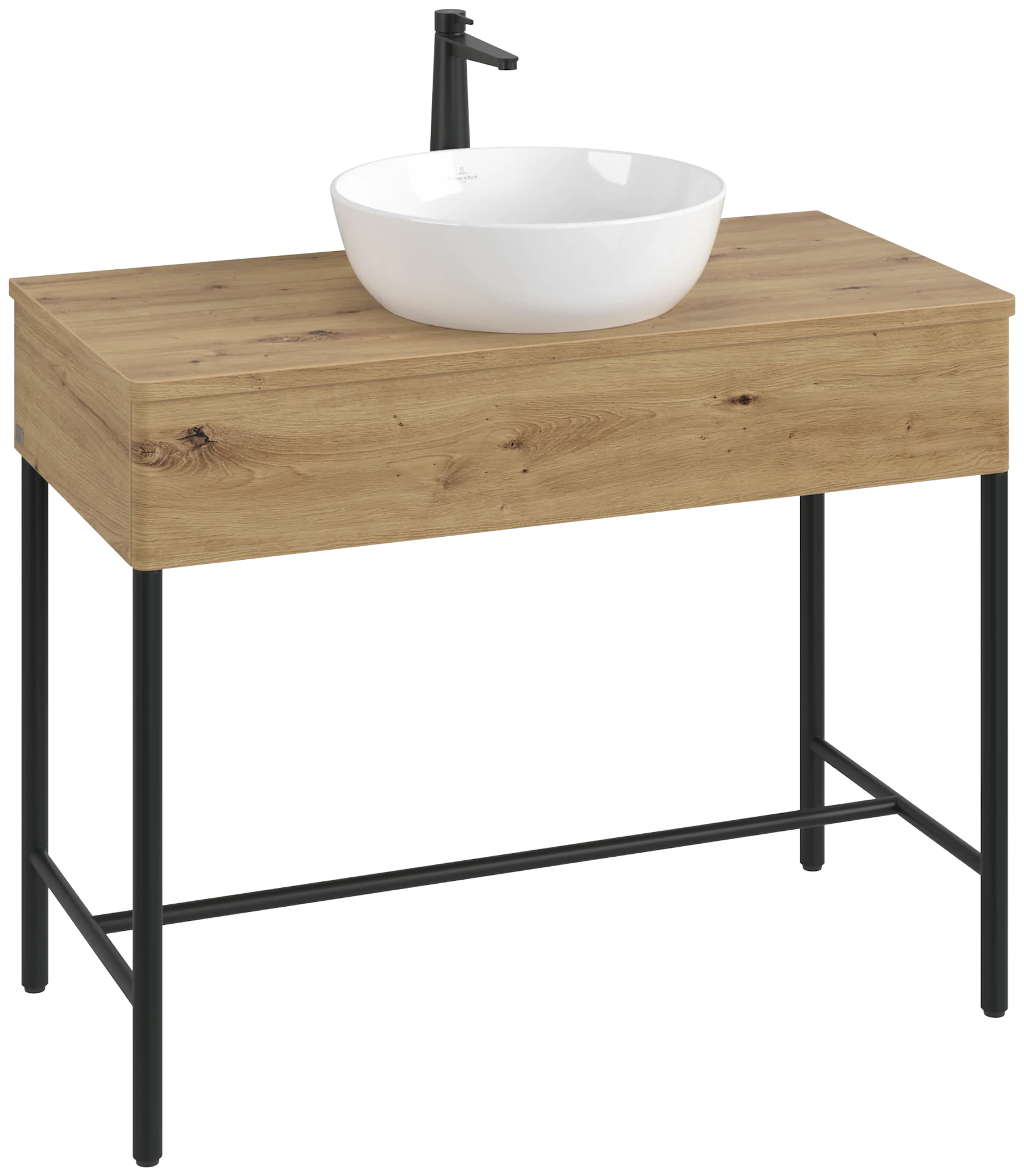 Villeroy & Boch Waschbeckenunterschrank Artis L61051, Eckig Oak Natural Touch, 1000x782x500mm, mit Beleuchtung und Push-to-open Funktion Villeroy & Boch Waschbeckenunterschrank Artis L61051, Eckig Oak Natural Touch, 1000x782x500mm, mit Beleuchtung und Push-to-open Funktion
