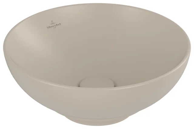 Villeroy & Boch Aufsatzwaschbecken Loop & Friends Almond CeramicPlus 380x380x150mm mit Überlauf Villeroy & Boch Aufsatzwaschbecken Loop & Friends Almond CeramicPlus 380x380x150mm mit Überlauf