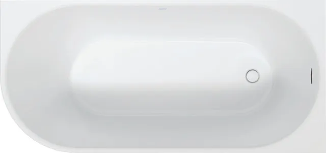 Duravit Badewanne „DuraSenja“ vorwand oval 1500 × 750 mm, rechts in Weiß Duravit Badewanne „DuraSenja“ vorwand oval 1500 × 750 mm, rechts in Weiß
