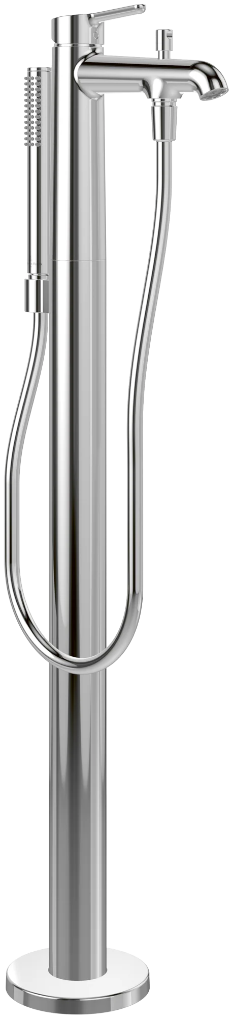 Villeroy & Boch Skyla Einhebel-Wannenmischer mit Duschgarnitur, verchromt, Wandmontage, Höhe 180 mm, Breite 325 mm, Länge 1.100 mm Villeroy & Boch Skyla Einhebel-Wannenmischer mit Duschgarnitur, verchromt, Wandmontage, Höhe 180 mm, Breite 325 mm, Länge 1.100 mm