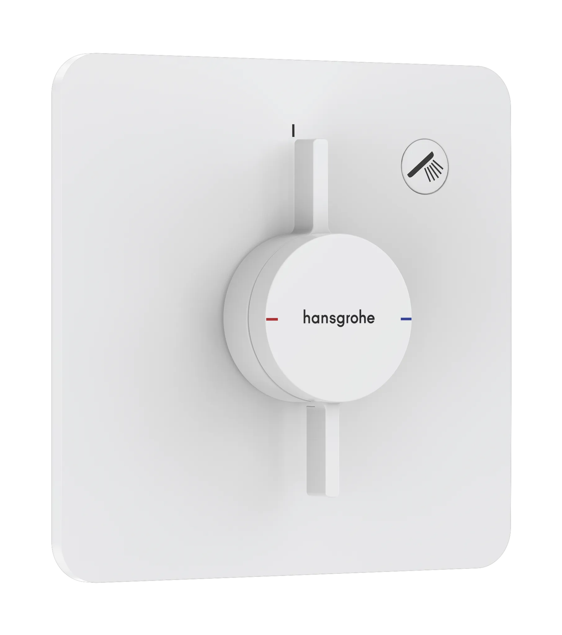 Hansgrohe DuoTurn Q Mischer Unterputz für 1 Verbraucher, Mattweiß Hansgrohe DuoTurn Q Mischer Unterputz für 1 Verbraucher, Mattweiß