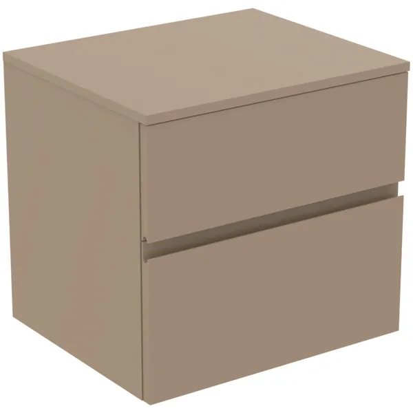 Ideal Standard Waschtischunterschrank „Finesse“ 60,2 × 55,8 × 50,5 cm Greige matt Ideal Standard Waschtischunterschrank „Finesse“ 60,2 × 55,8 × 50,5 cm Greige matt