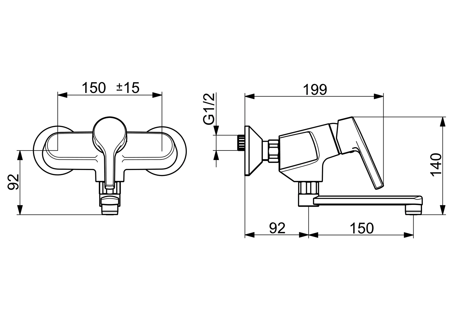 HA Einhebelmischer Waschtisch- und Küchenarmatur HANSAPALENO 5638 Ausladung 242 mm DN15 Chrom