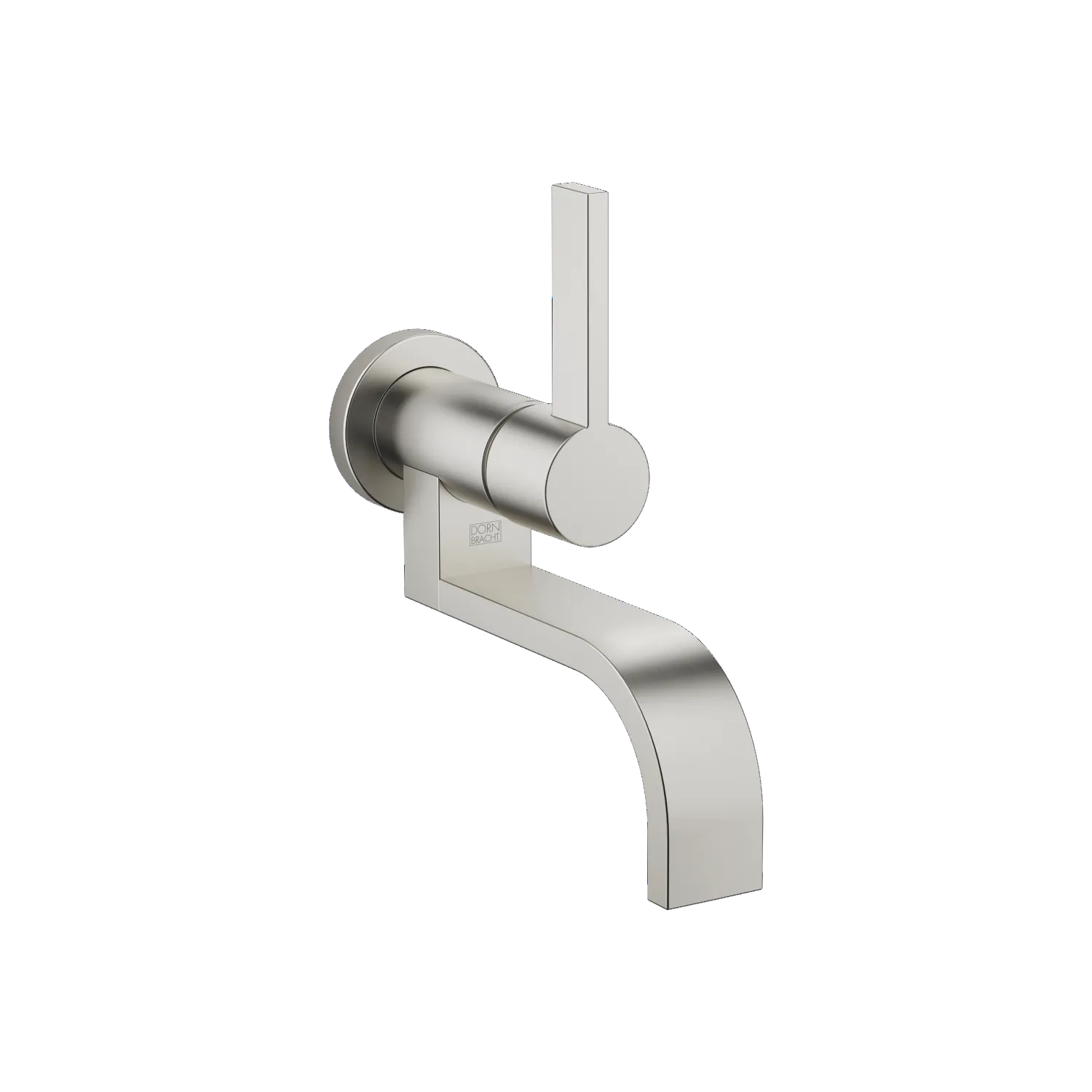 Dornbracht MEM Waschtisch-Wand-Einhandbatterie ohne Ablaufgarnitur Platin gebürstet 36805782