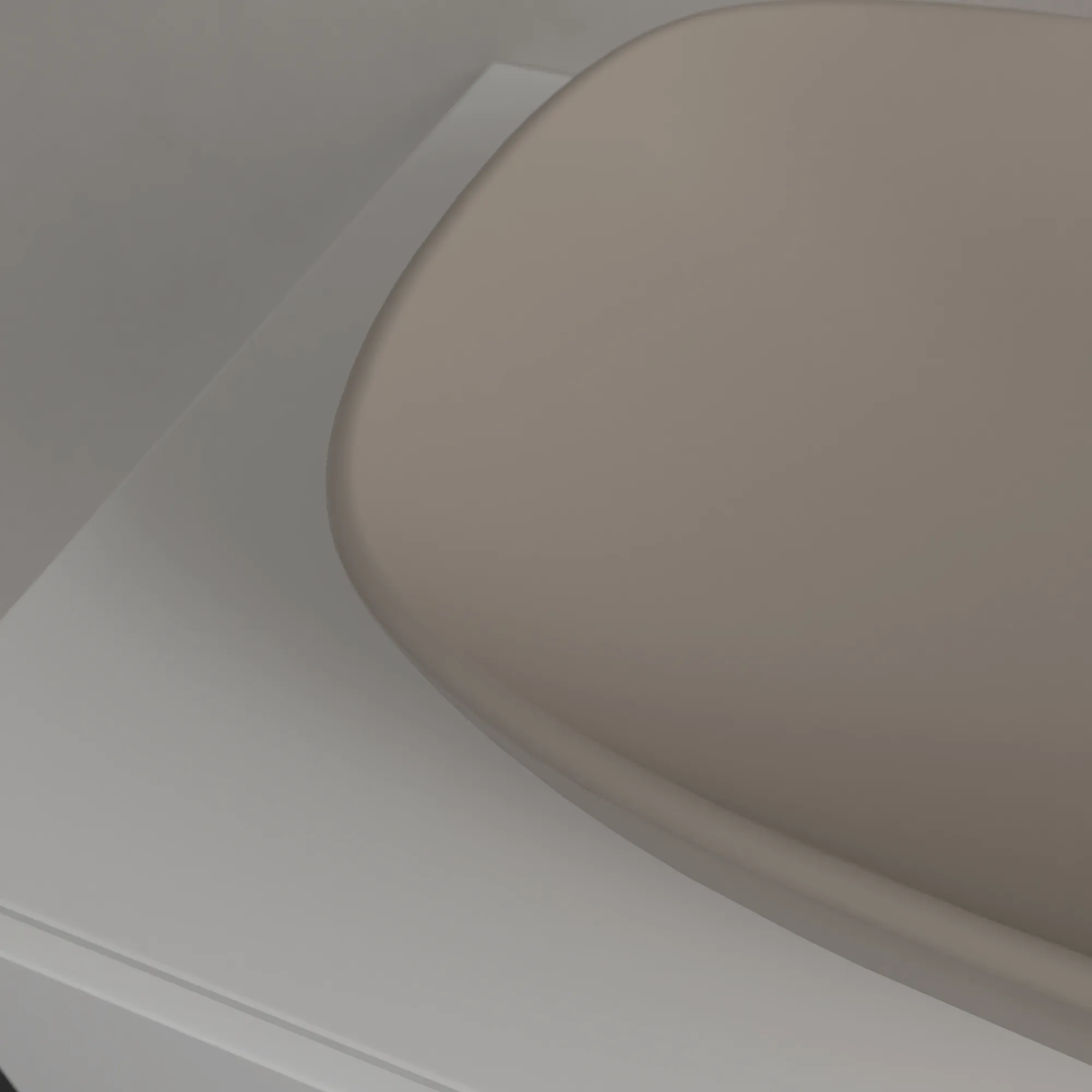 Villeroy & Boch Aufsatzwaschbecken Loop & Friends Almond CeramicPlus 560x380x150mm matt TitanCeram mit Überlauf