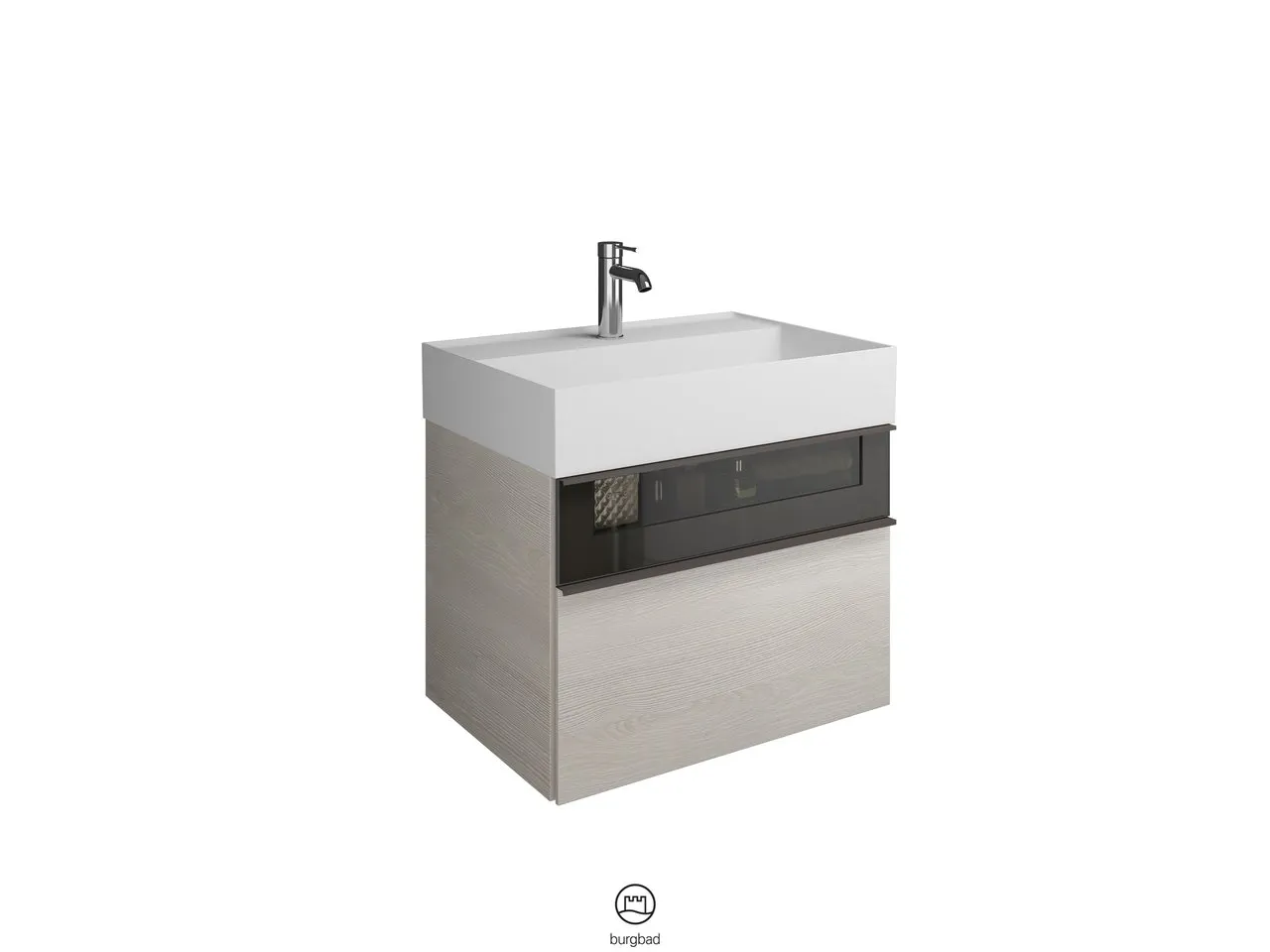 burgbad Badmöbelset „Yumo“ in Tectona Dekor Zimt burgbad Badmöbelset „Yumo“ in Tectona Dekor Zimt