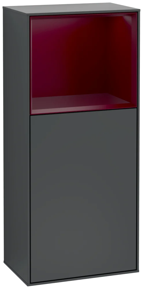 Villeroy & Boch Finion Seitenschrank F50, 418x936x270mm, Midnight Blue Matt / Peony Matt