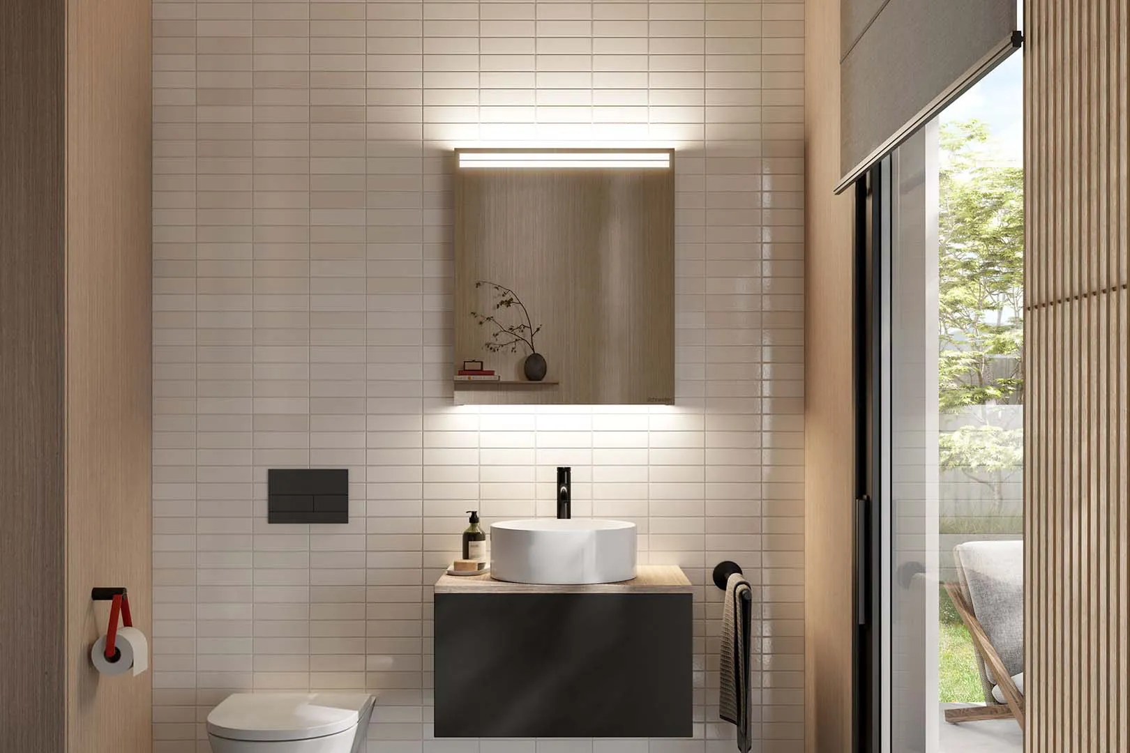 Schneider ARANGA LED Lichtspiegel ARA/SP 140/LED/SH – 1415 x 700 x 48 mm, weiß Schneider ARANGA LED Lichtspiegel ARA/SP 140/LED/SH – 1415 x 700 x 48 mm, weiß