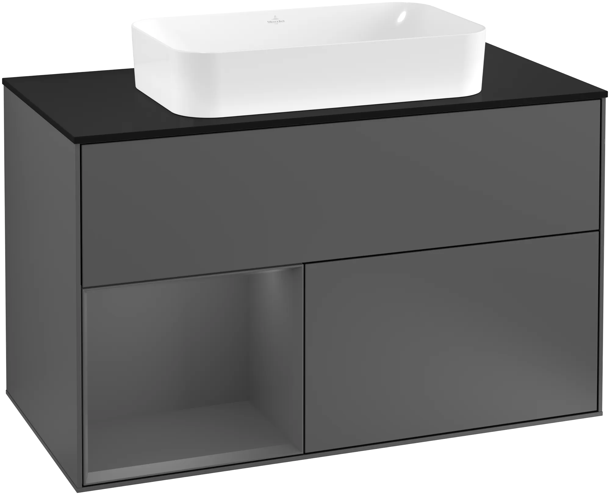 Villeroy & Boch Finion Waschbeckenunterschrank F24 1000x603x501mm Anthracite Matt