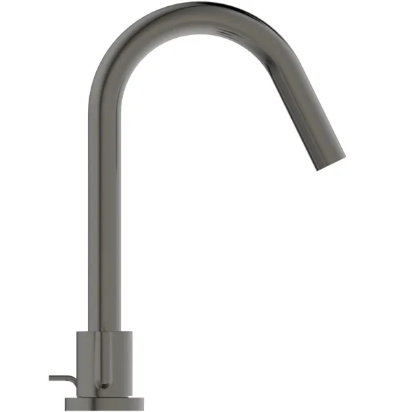 3-Loch Waschtischarmatur Joy, mit Ablaufgarnitur, Ausladung 127mm, Brushed Gold 3-Loch Waschtischarmatur Joy, mit Ablaufgarnitur, Ausladung 127mm, Brushed Gold