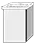 Sanipa Waschtischunterschrank „3way“ 335 × 517 × 293 mm in Anthrazit (matt), Anschlag links Sanipa Waschtischunterschrank „3way“ 335 × 517 × 293 mm in Anthrazit (matt), Anschlag links
