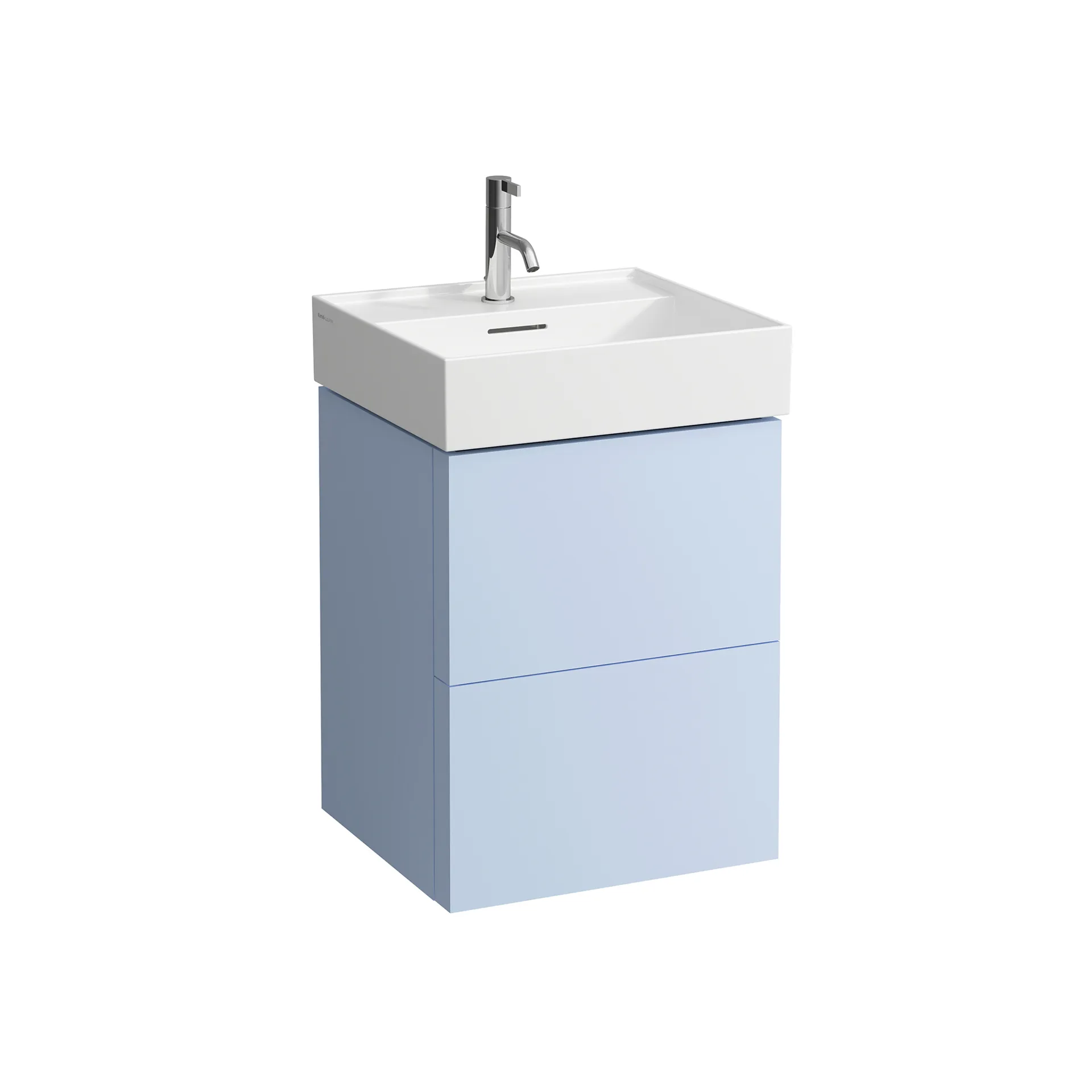 Laufen Waschtischunterbau „Kartell“ 450 × 600 × 480 mm Graublau Laufen Waschtischunterbau „Kartell“ 450 × 600 × 480 mm Graublau