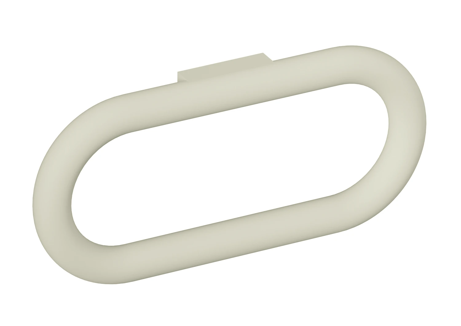 HEWI Handtuchring „Serie 477“ 32 × 15 × 2,8 cm in Reinweiß