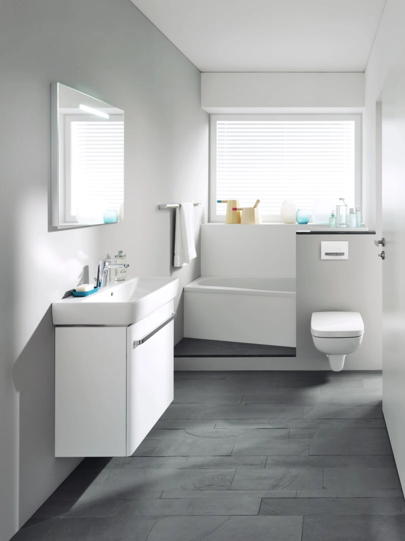 Geberit fünfeck Badewanne „Renova Comprimo“ 160 × 75 cm