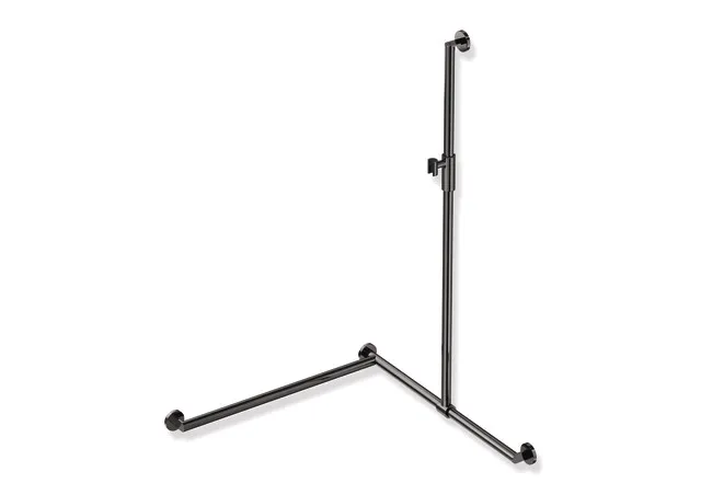 HEWI Duschhandlauf System 900 PG93, links, 1250 mm, Edelstahl, PVD, schwarzchrom glänzend HEWI Duschhandlauf System 900 PG93, links, 1250 mm, Edelstahl, PVD, schwarzchrom glänzend