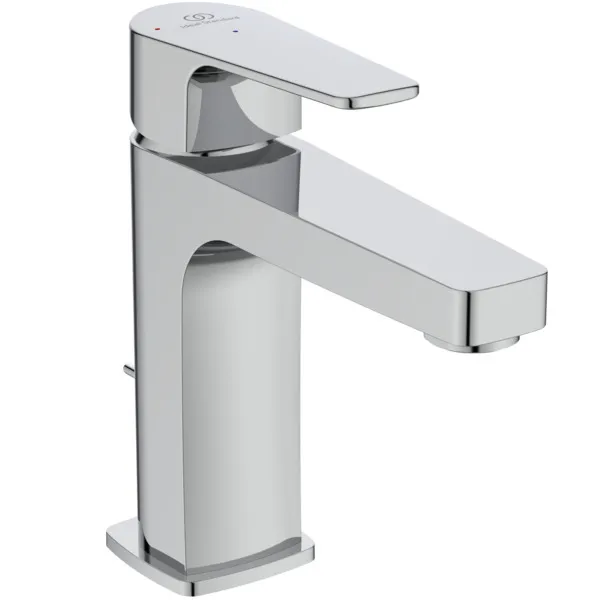 Waschtischarmatur Cerafine D, H105, BlueStart, mit Ablaufgarnitur, Ausladung 120mm, Chrom Waschtischarmatur Cerafine D, H105, BlueStart, mit Ablaufgarnitur, Ausladung 120mm, Chrom