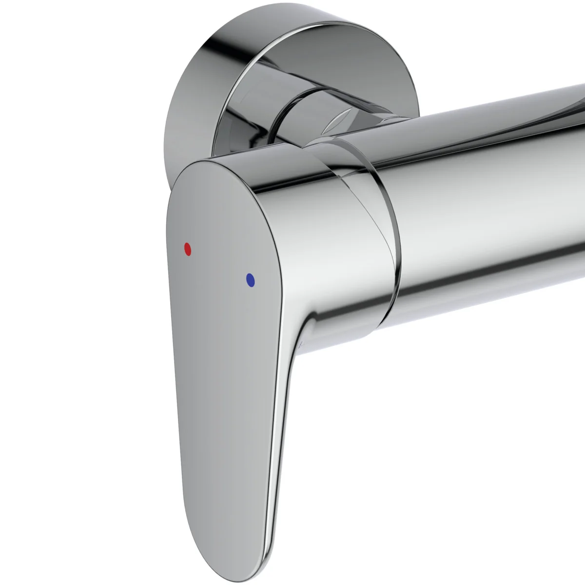 Ideal Standard Ceraflow Alu+ Duschsystem mit Brausearmatur, Chrom, 100% recyceltes Aluminium, 2 Strahlarten für Hand- und Kopfbrause, Idealflex-Brauseschlauch