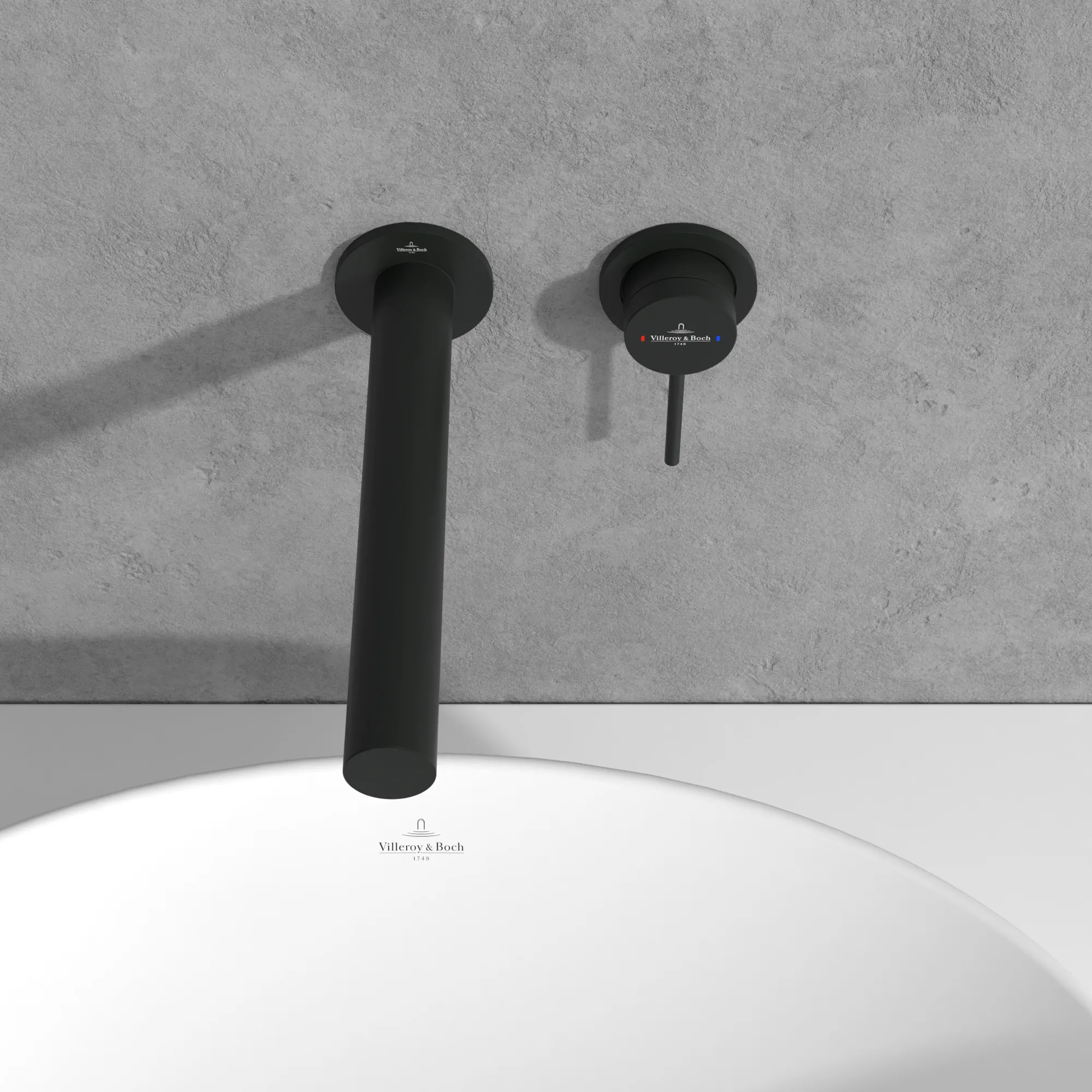 Villeroy & Boch Einhebel-Waschtischarmatur Loop & Friends, 60x225x60 mm, Matt Black Villeroy & Boch Einhebel-Waschtischarmatur Loop & Friends, 60x225x60 mm, Matt Black