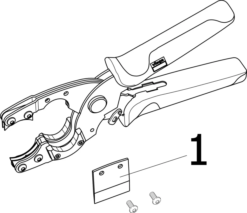 Viega „Sanfix“ Rohrschere für Kunststoffrohr 12 - 25 mm für ⌀ 12 mm Viega „Sanfix“ Rohrschere für Kunststoffrohr 12 - 25 mm für ⌀ 12 mm