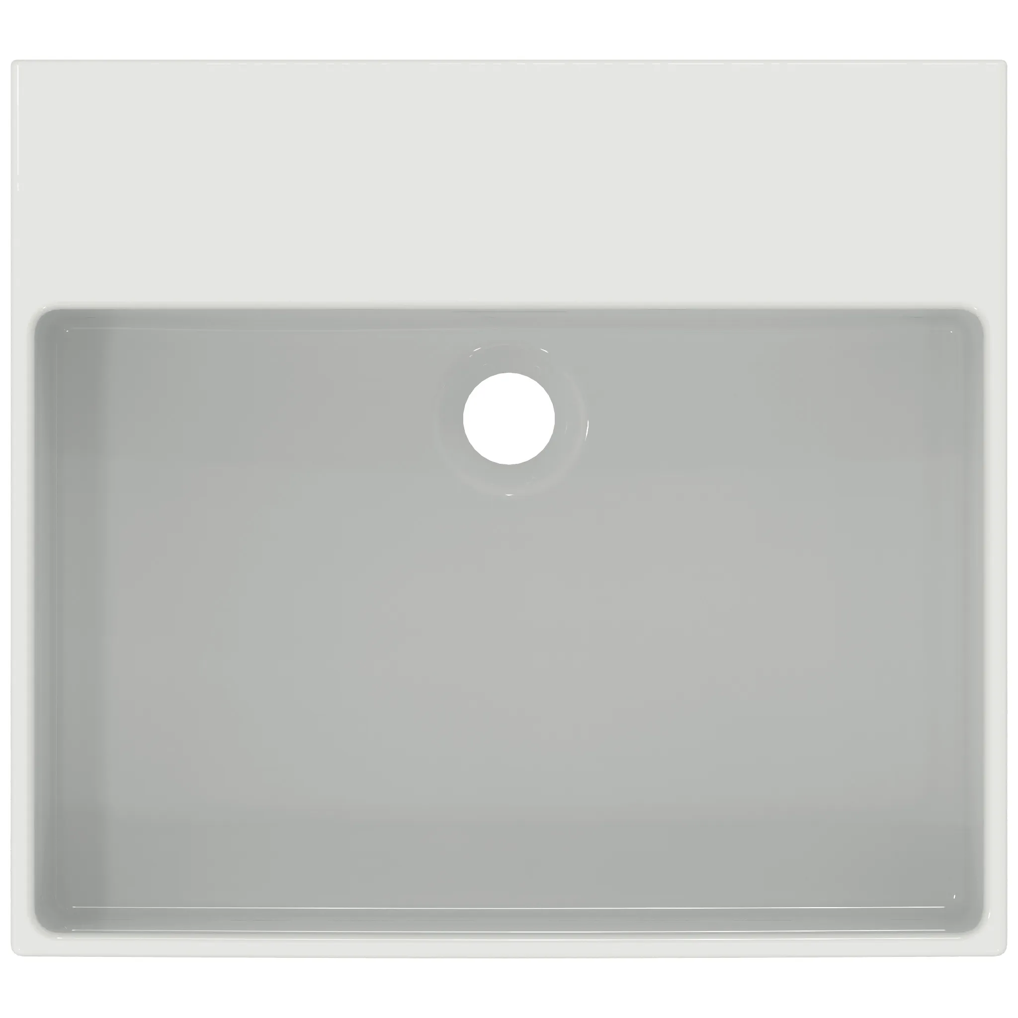 Waschbecken „Extra“ 50 × 45 × 15 cm in Weiß Waschbecken „Extra“ 50 × 45 × 15 cm in Weiß