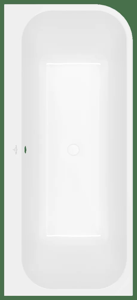 Villeroy & Boch Architectura Badewanne UBA170ARE9CL00V, links, 1700x750mm, Acryl, Weiß Alpin