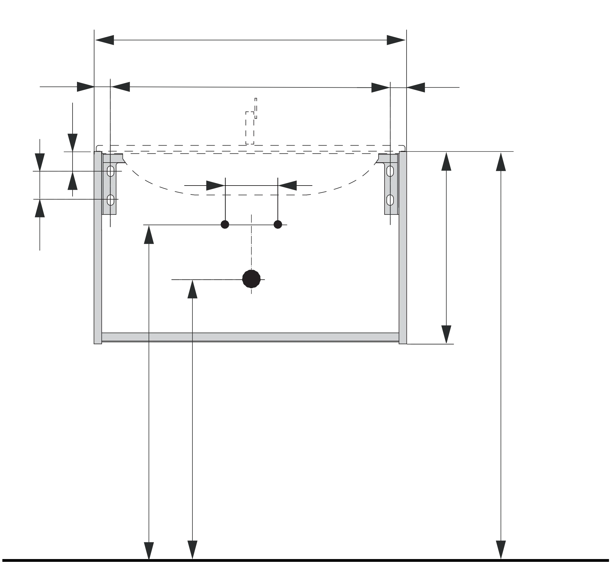 X-Line Waschtischunterbau mit Auszug 650 x 400 x 490 mm cashmere/cashmere