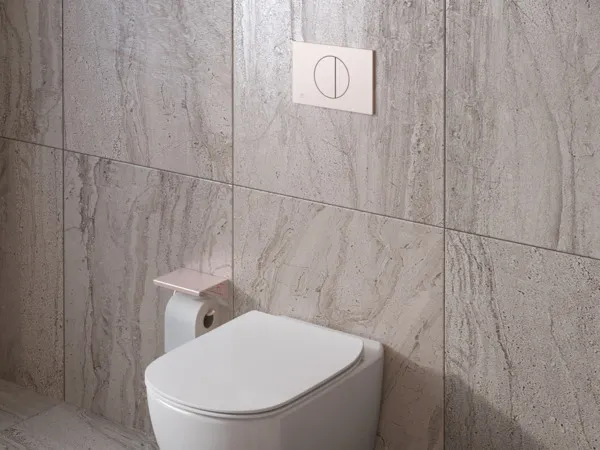 Ideal Standard Toilettenpapierhalter „Alu+“ 11,4 × 9,5 cm in Befestigung verdeckt Ideal Standard Toilettenpapierhalter „Alu+“ 11,4 × 9,5 cm in Befestigung verdeckt