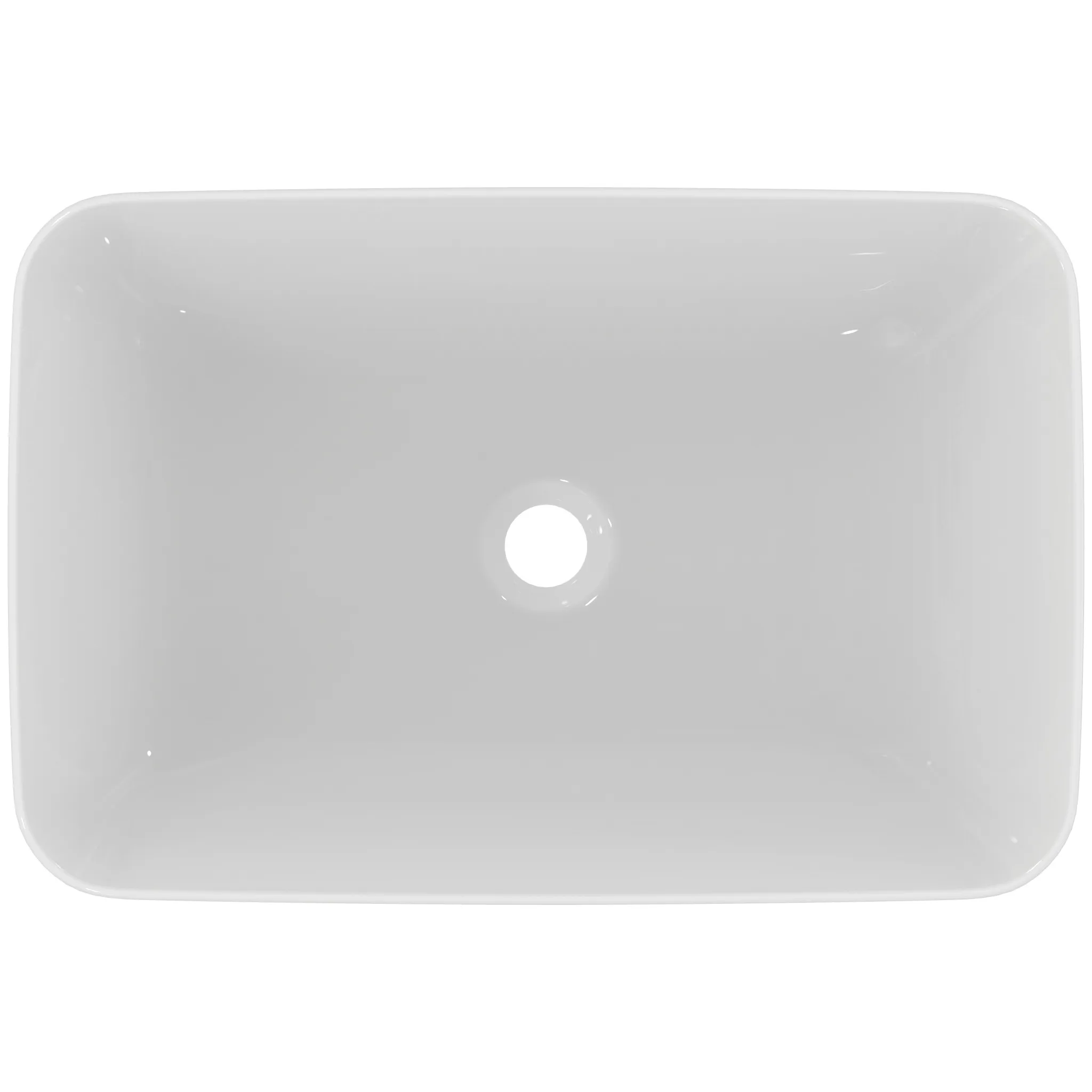 Ideal Standard Connect Air Schale, rechteckig, weiß (Alpin), 600x400x135 mm, ohne Hahnloch, ohne Überlauf