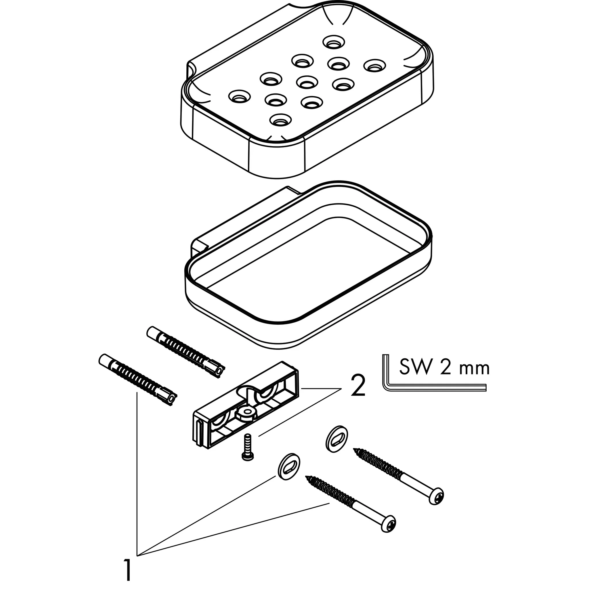 Seifenschale Axor Universal Circular chrom