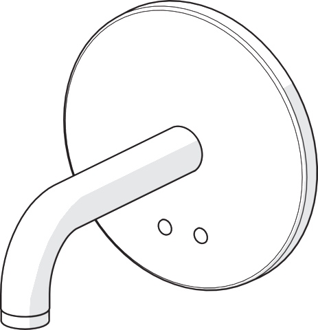 Hansa Waschtischarmatur, elektronisch „Electra“ Ausladung 170 mm in Chrom Hansa Waschtischarmatur, elektronisch „Electra“ Ausladung 170 mm in Chrom