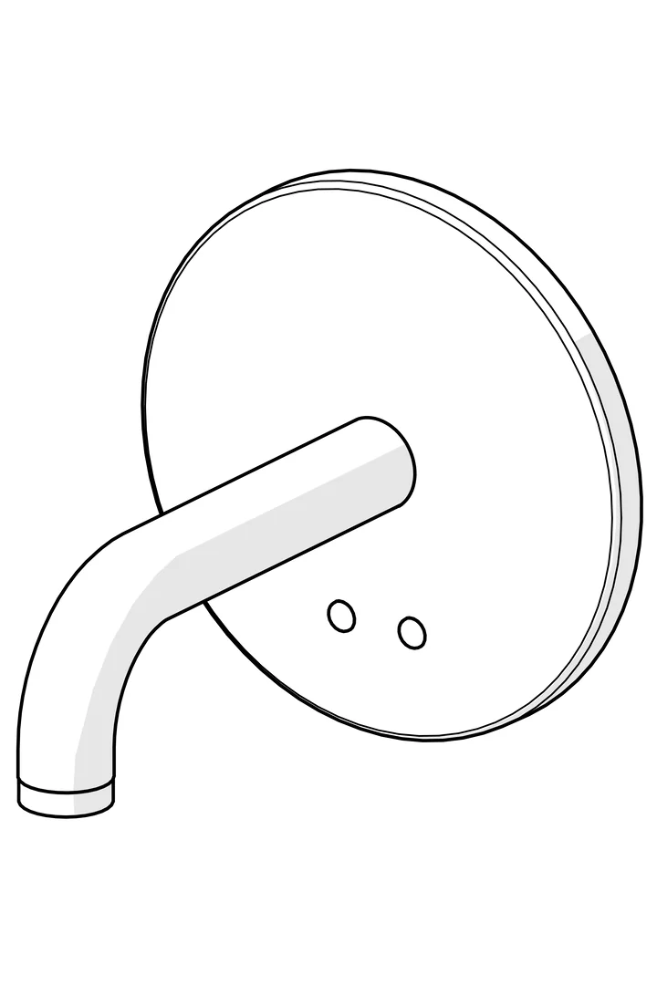 HansaELECTRA Waschtischarmatur Hansaelectra Fertigset für Waschtisch-Batterie 8180 Rosette rund 3 V, Bluetooth Ausladung 170 mm Chrom HansaELECTRA Waschtischarmatur Hansaelectra Fertigset für Waschtisch-Batterie 8180 Rosette rund 3 V, Bluetooth Ausladung 170 mm Chrom