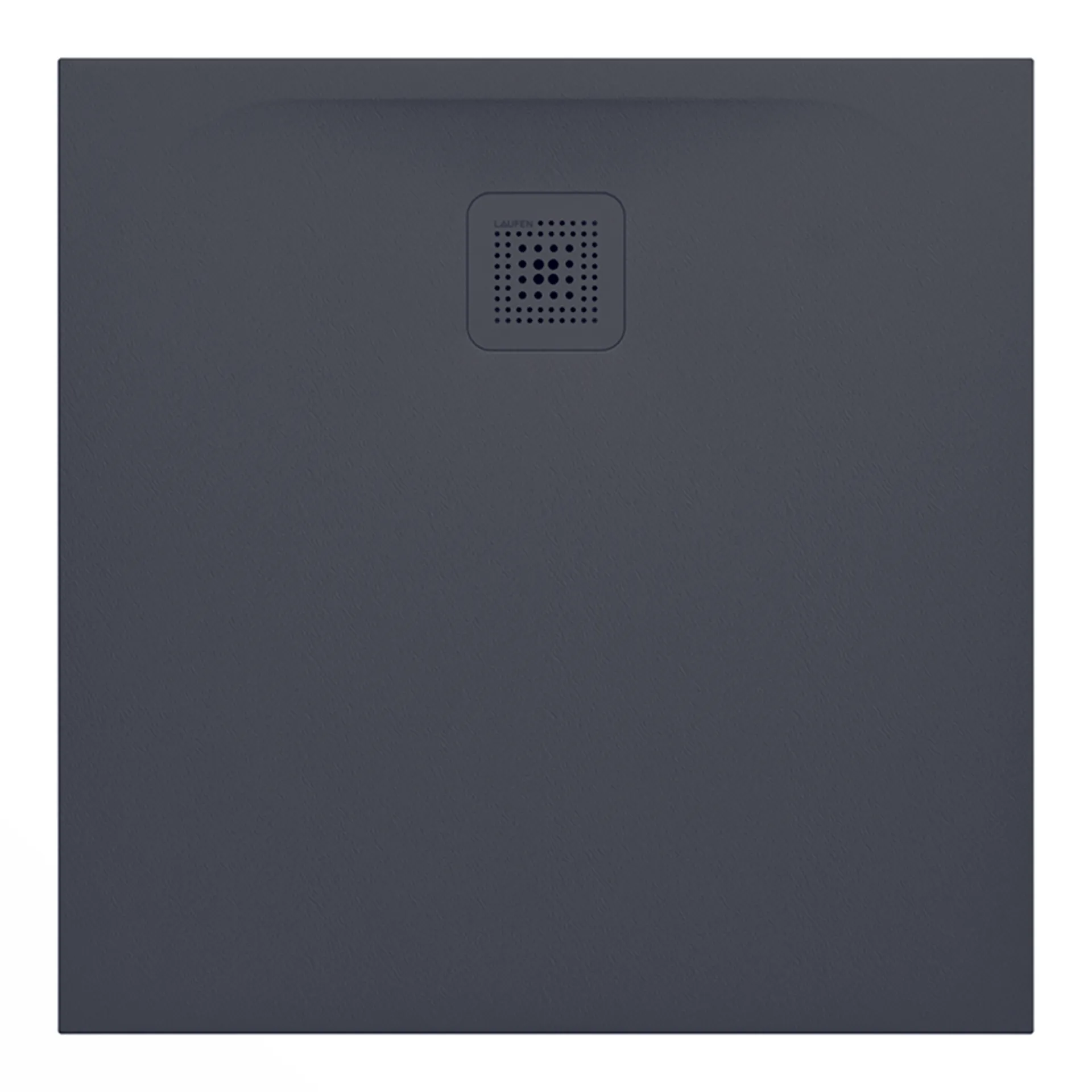 Laufen quadrat Duschwanne „Pro“ 800 × 800 mm ohne Oberflächenbeschichtung, ohne Oberflächenveredelung, in Anthrazit