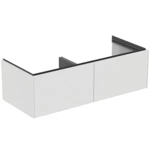 Ideal Standard Möbeldoppelwaschtischunterschrank Conca 2 Auszüge ohne Platte 1200x505x370mm Weiß Ideal Standard Möbeldoppelwaschtischunterschrank Conca 2 Auszüge ohne Platte 1200x505x370mm Weiß