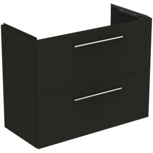 Ideal Standard Möbelwaschtischunterschrank i.life S 2 Auszüge 800x375x630mm Carbongrau matt Ideal Standard Möbelwaschtischunterschrank i.life S 2 Auszüge 800x375x630mm Carbongrau matt