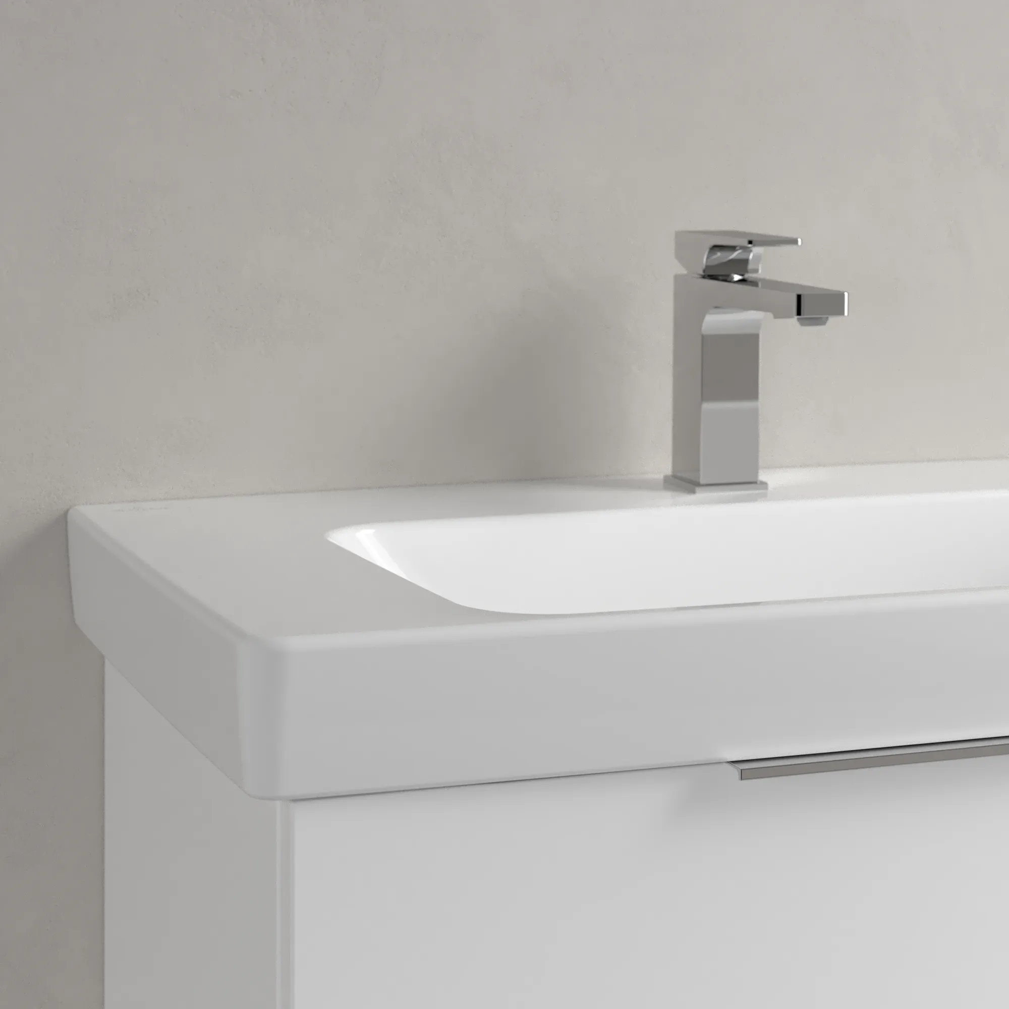 Villeroy & Boch Waschbecken „Architectura“ 800 × 455 × 165 mm, ohne Hahnlochbohrung, für Becken mittig