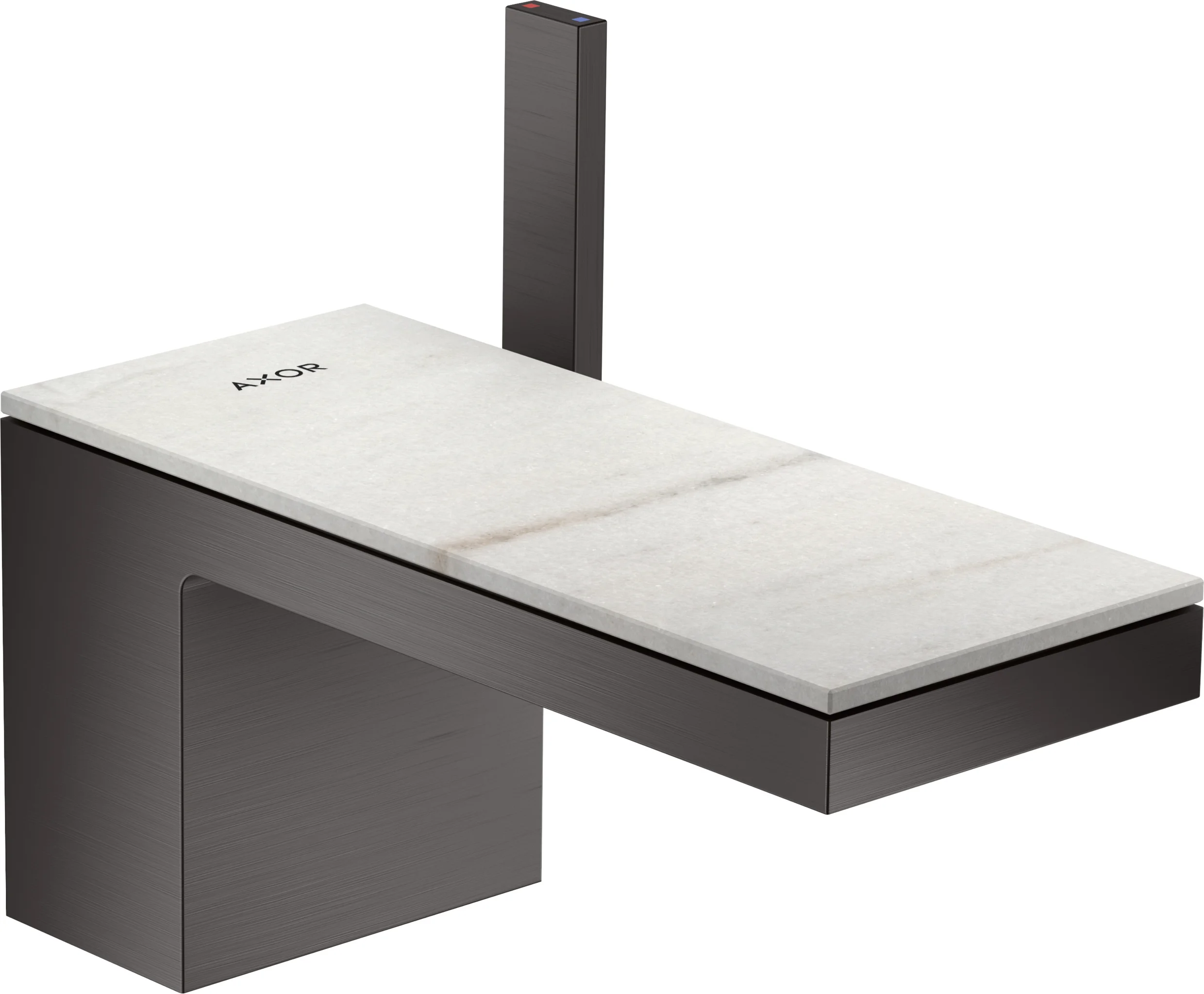 Hansgrohe AXOR MyEdition Platte 200 mm Marmor Lasa Covelano Vena Oro abnehmbar
