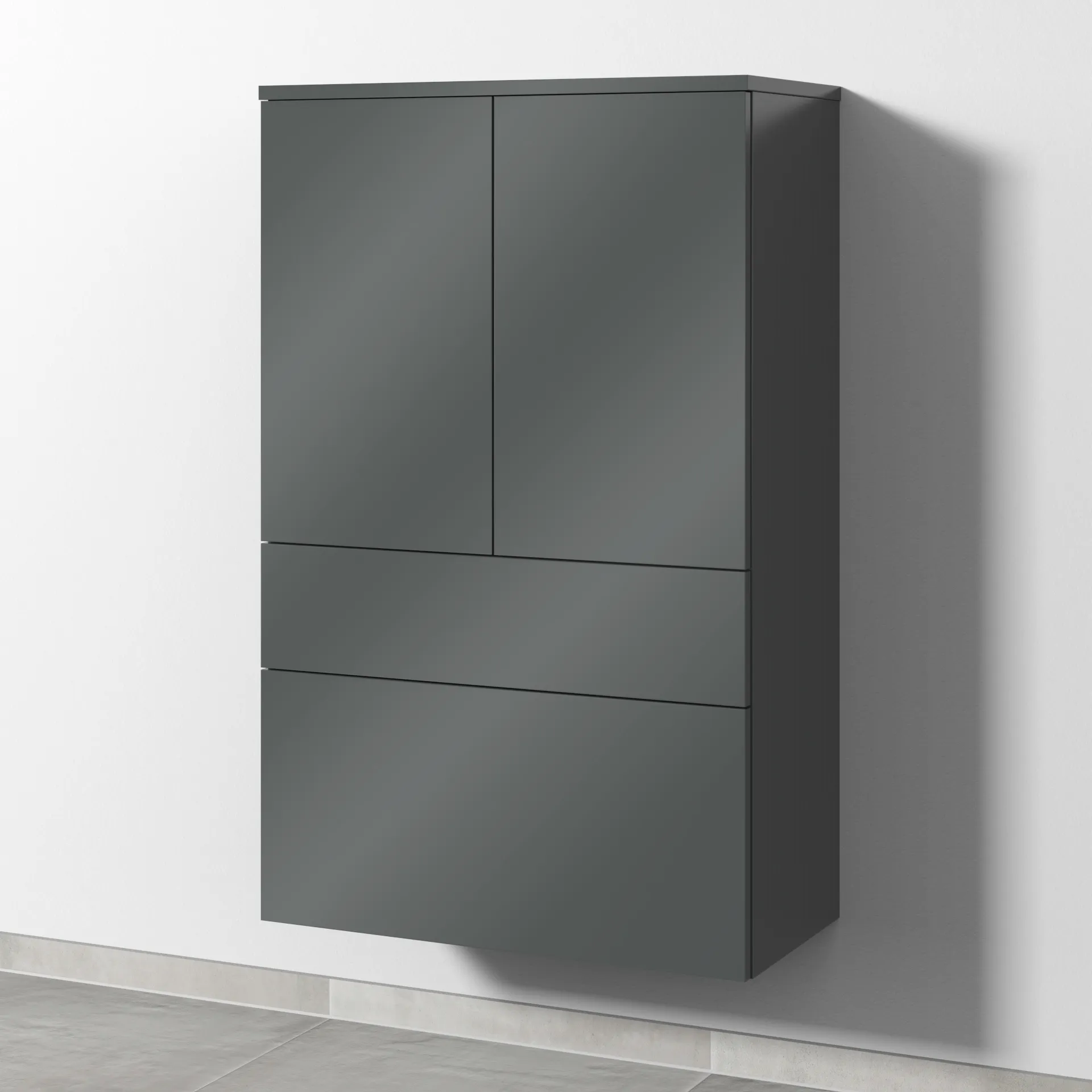 Sanipa Mittelschrank „2morrow“ 700 × 1105 × 350 mm in Anthrazit (glanz) Sanipa Mittelschrank „2morrow“ 700 × 1105 × 350 mm in Anthrazit (glanz)