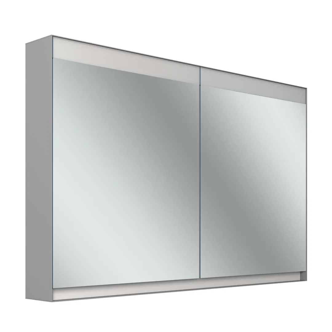 Schneider Spiegelschrank FILO HCL ALS1 120/2/HCL - Weiß, Aluminiumkorpus, LED-Beleuchtung (2000-6500K), Schweizer Ausführung Schneider Spiegelschrank FILO HCL ALS1 120/2/HCL - Weiß, Aluminiumkorpus, LED-Beleuchtung (2000-6500K), Schweizer Ausführung