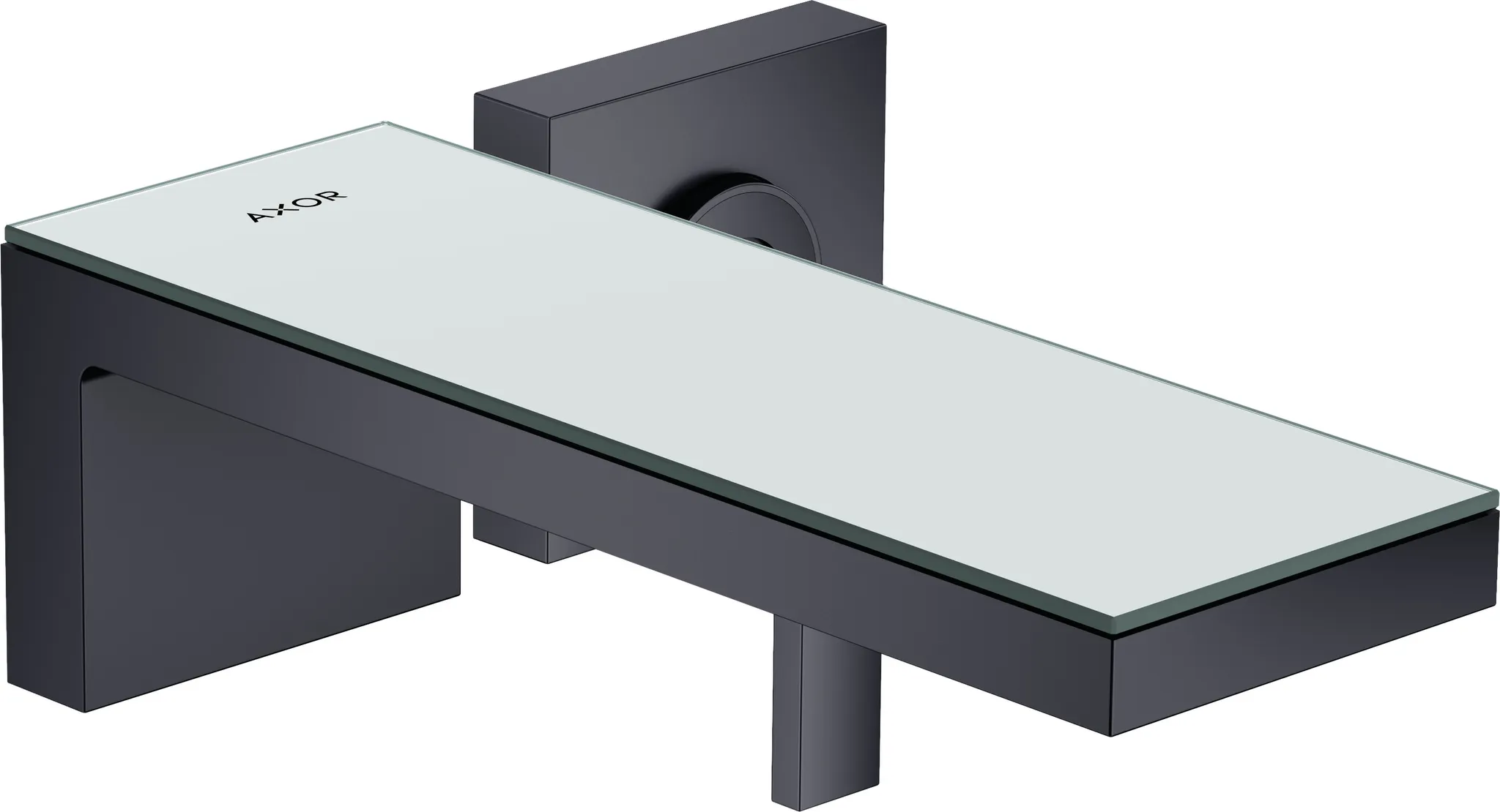 Hansgrohe AXOR MyEdition Mischer mit Platte 245 Glas, abnehmbar Hansgrohe AXOR MyEdition Mischer mit Platte 245 Glas, abnehmbar