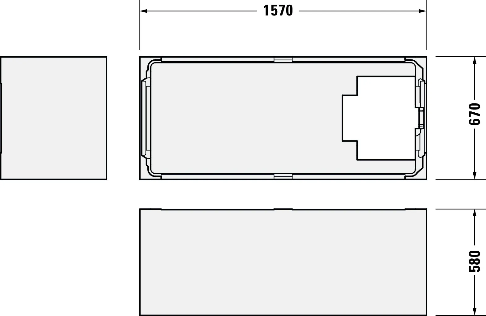 Badewannenträger für D-Neo 700472