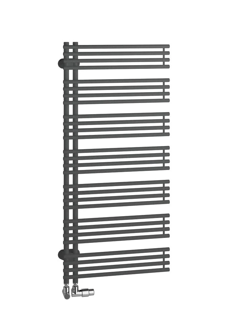 Kermi Design-Heizkörper „Diveo®“ 60 × 132 cm in Graphit Metallic